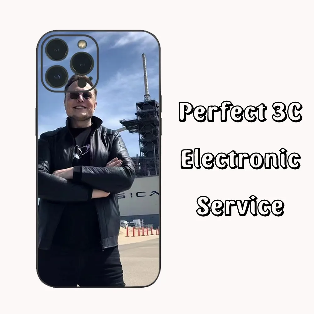 New Elon Musk Mars Bfr Rocket Phone Case  For iPhone16 15 14 13 12 Mini 11 Pro XS Max X XR SE5 6 7 8 Plus Soft Silicone Cover