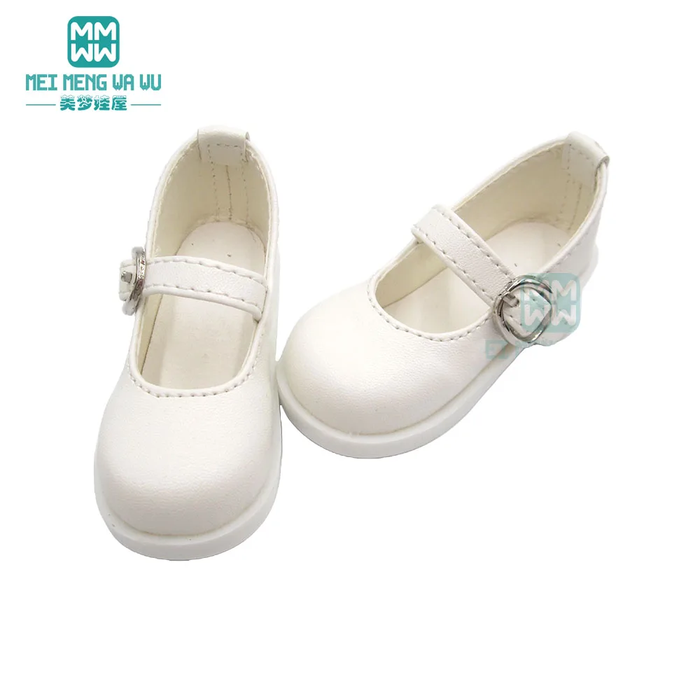 미니 7.5cm 세련된 멀티 컬러 가죽 신발 60cm 1/3 DD SD 인형 장난감 볼 조인트 인형 액세서리에 적합