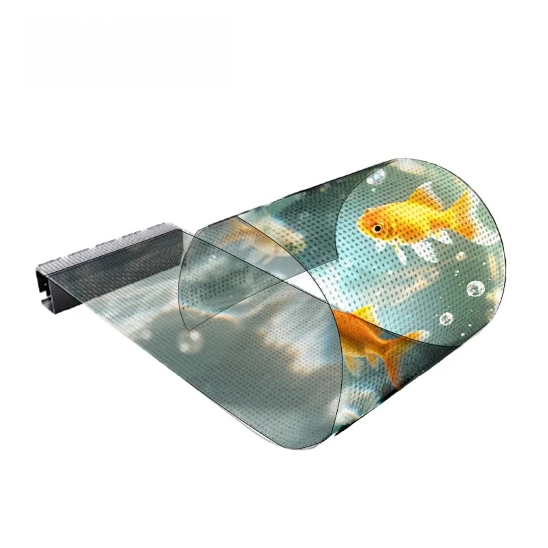 LED SignageP4  Module Flexible Screen Digital Signage Transparent Crystal Display for Indoor Event Decor Advertising Stage Sh