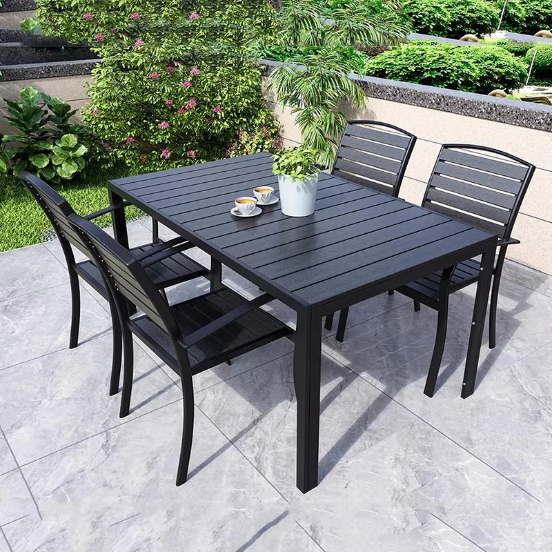 Set di mobili da giardino per ristoranti mobili Set di mobili da giardino da gioco di lusso per caffè all'aperto Mobili commerciali moderni Muebles