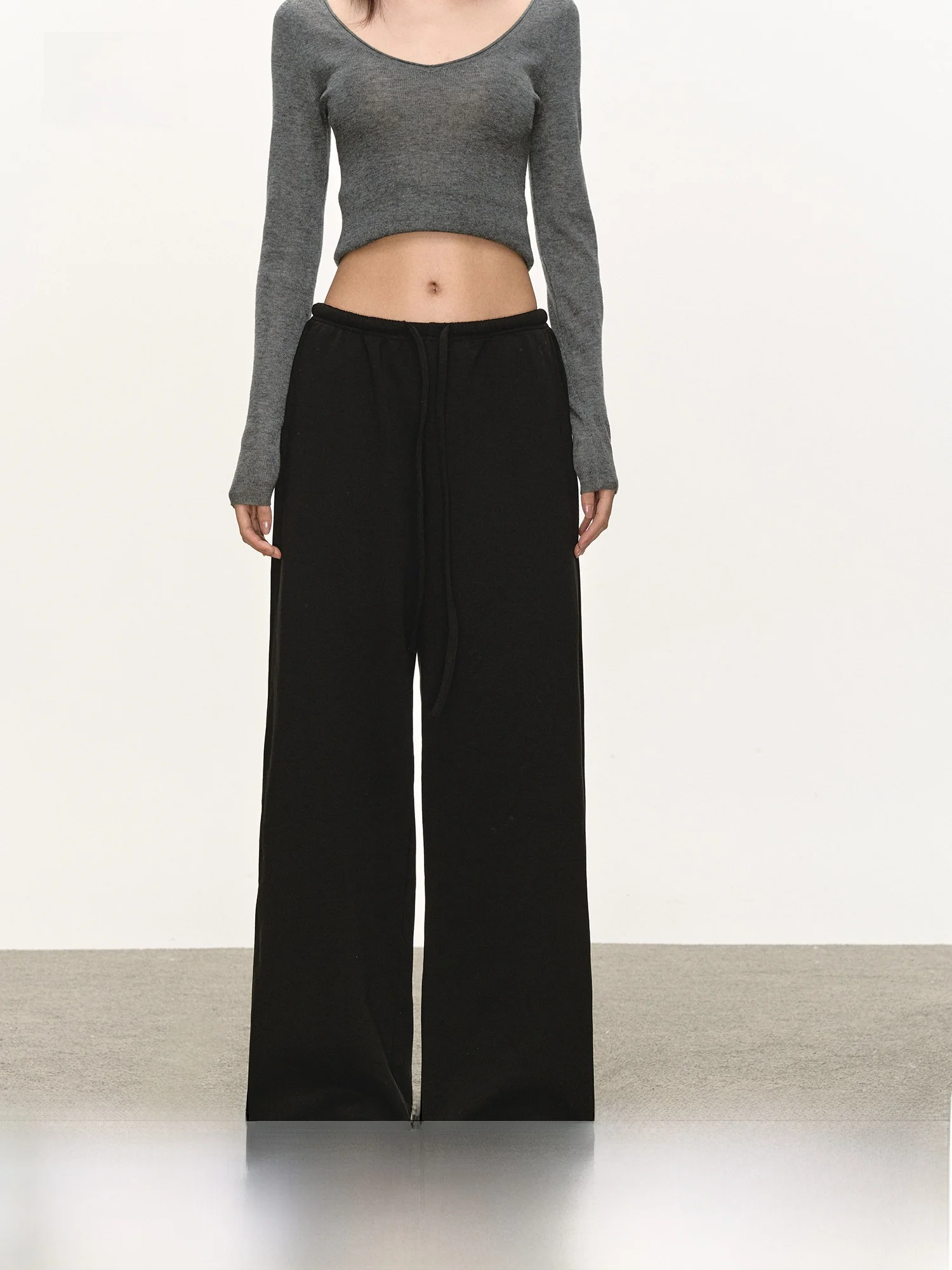 

Женские повседневные брюки Bla Dstring с прямыми штанинами, весенняя новинка, стройнящие, стильные, широкие спортивные брюки, удобные, дышащие