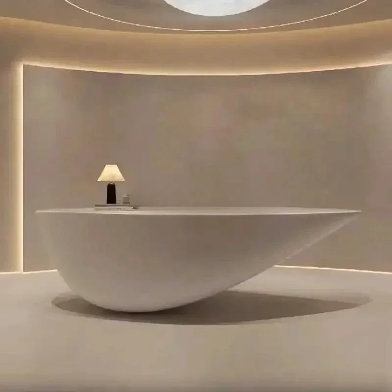 88.Painting front desk reception desk special-shaped checkout page fashionable personality creative bar table modern simplicity