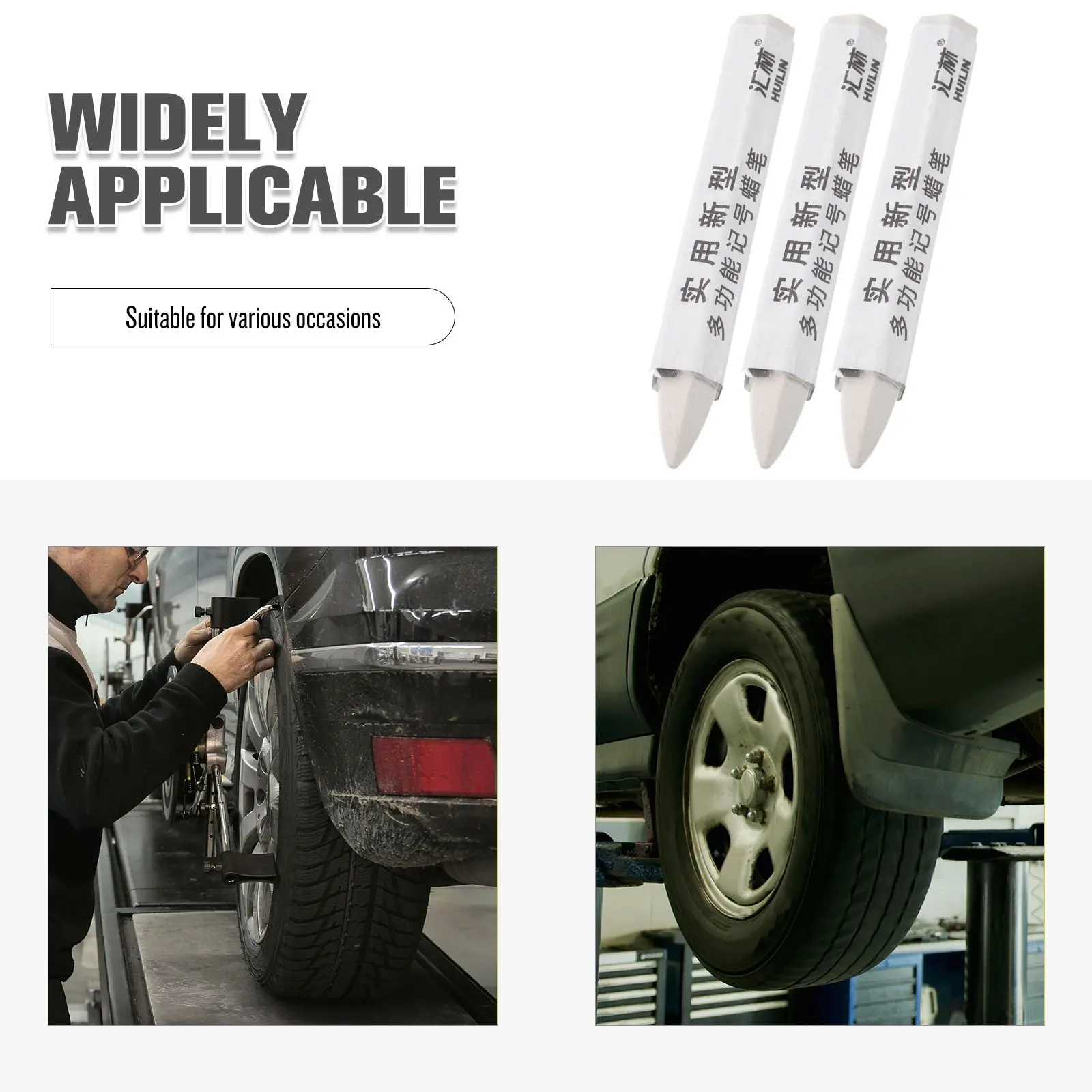 5 stücke Reifen Marker Buntstifte Weiß Auto Reparatur Werkzeuge Wasserdicht Neuheit Marker Reifen Kreide Bleistifte Farbe Rad Auto Reparatur – Detail 2