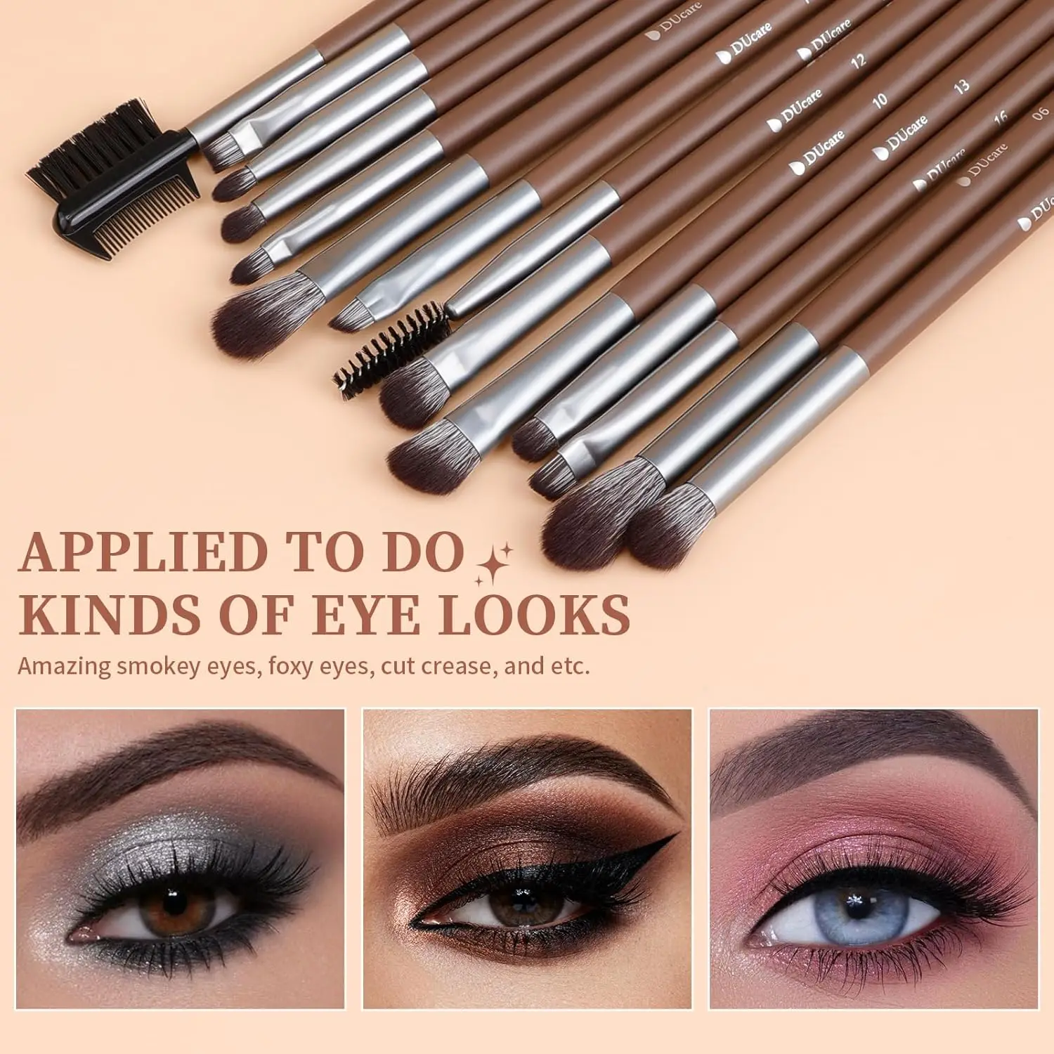 Set di pennelli per trucco professionale da 22 pezzi con borsa - Pennelli Kabuki sintetici, fondotinta, fard, ombretti