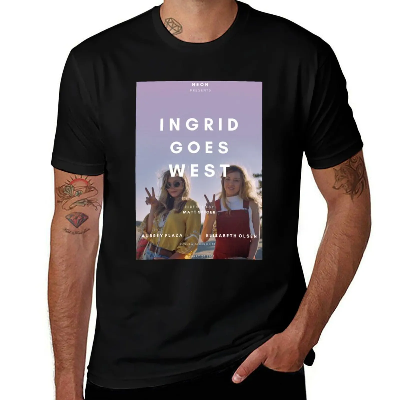 

Ingrid goes west alternative poster T-Shirt man t shirt heavy cotton man graphic t shirt