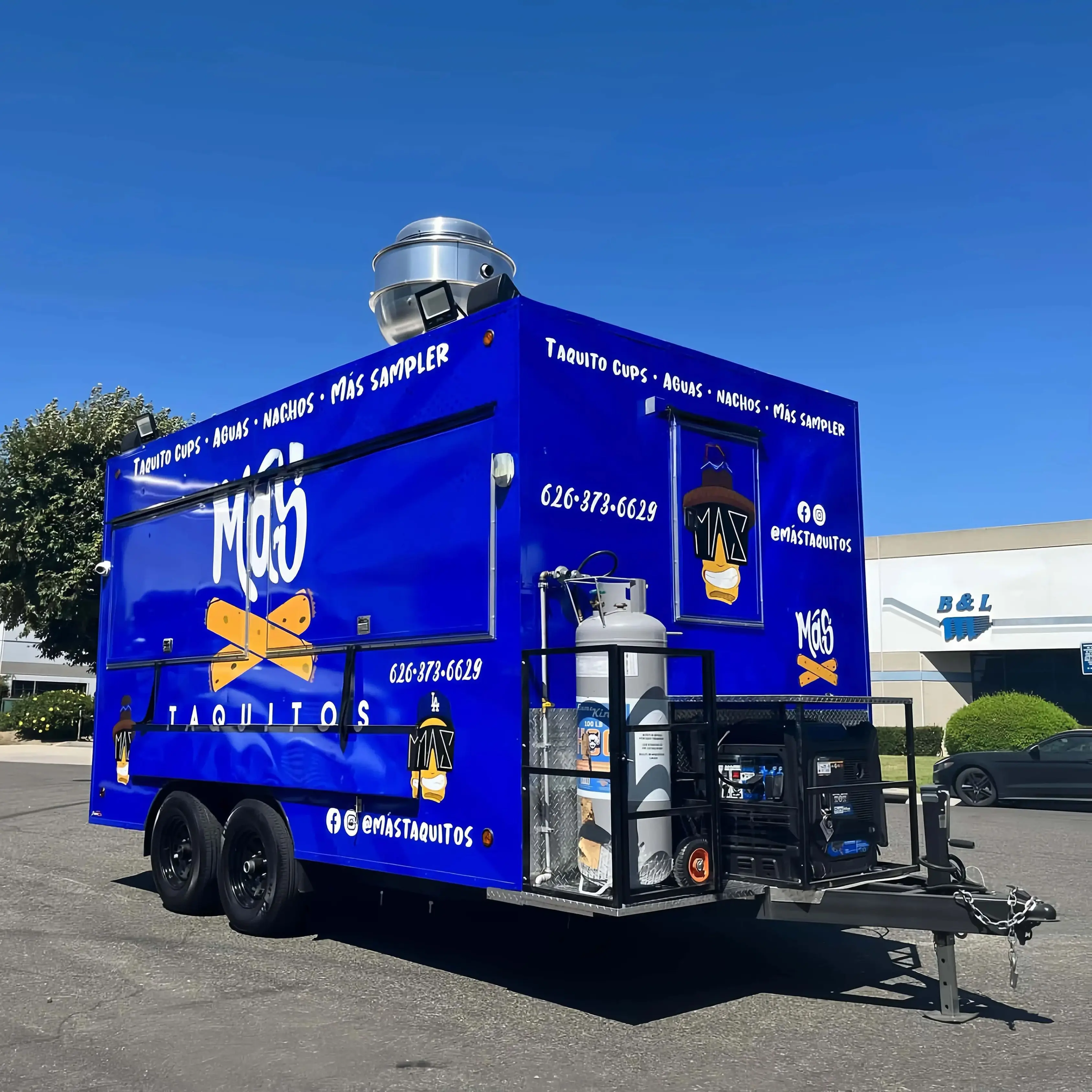 

Food Truck Trailer Fully Equipped Food Trailer for Sale Square Food Van Mobile Kitchen on Wheels