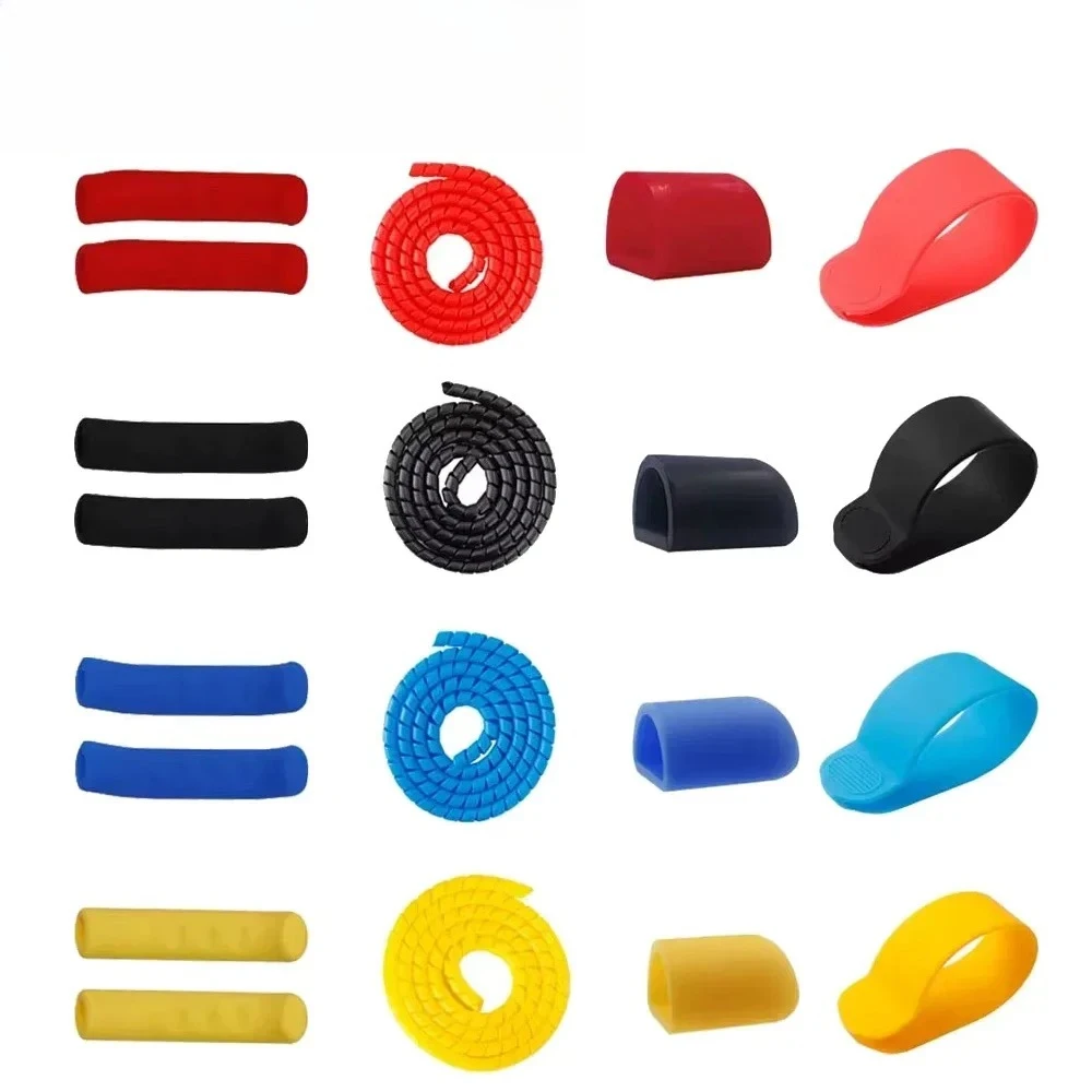 

Handle Brake Protector Cover Thumb Throttle Silicone Sleeve For Xiaomi M365/1S/PRO E-Scooter Line Organizer Pipe Winding Tubes