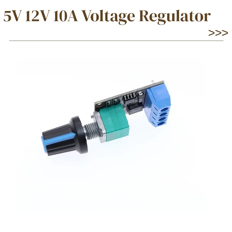 5V 12V 10A Voltage RegulatorLED Dimmer Power Controller PWM DC Motor Speed Controller Governor Stepless Speed Regulator