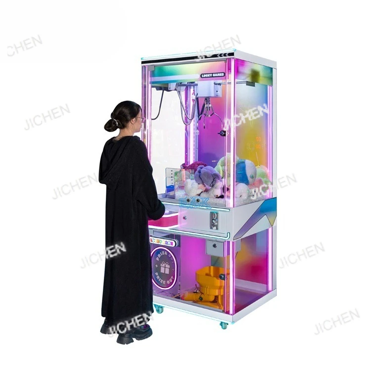 

Playground large doll machine clip doll machine fully transparent commercial machine