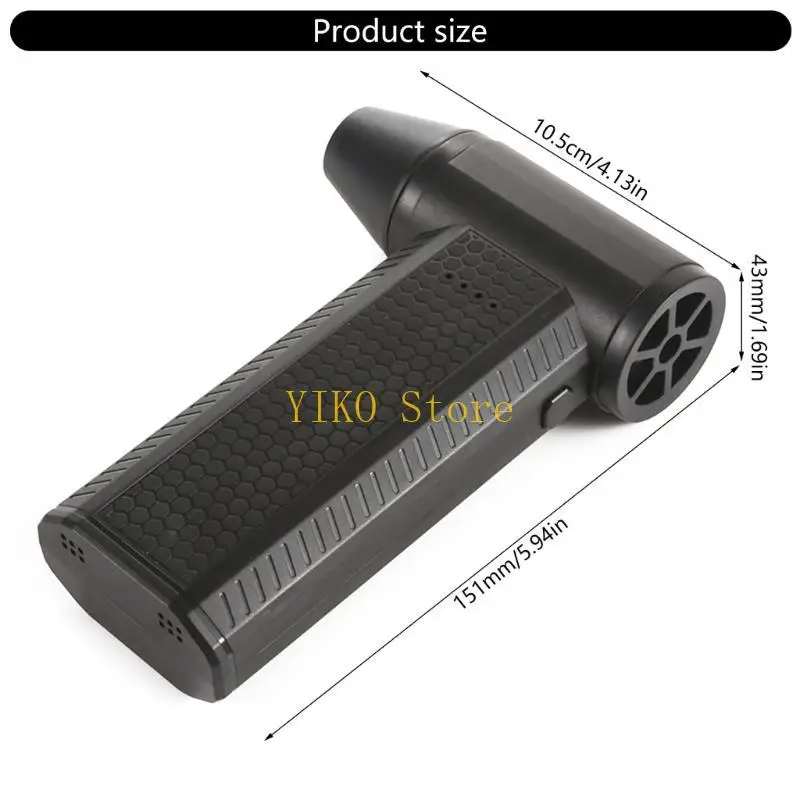 K32C مروحة يدوية منفاخ غبار كهربائي مناسب للتنظيف التفصيلي في المنزل أو المكاتب ولوحات المفاتيح واستخدام الكمبيوتر والسيارة