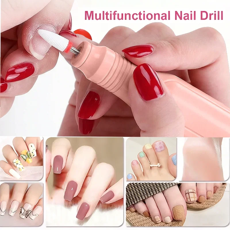 7 in 1 MINI trapano elettrico per unghie Kit manicure pedicure rettifica lucidatura Sst nail art levigatura penna strumenti macchina