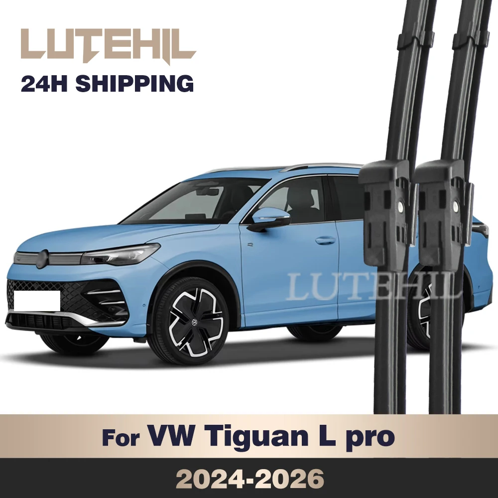 

For Volkswagen VW Tiguan L pro MK3 2024-2026 Wiper Front Wiper Blades Windshield Windscreen Window Brush 26"+22"