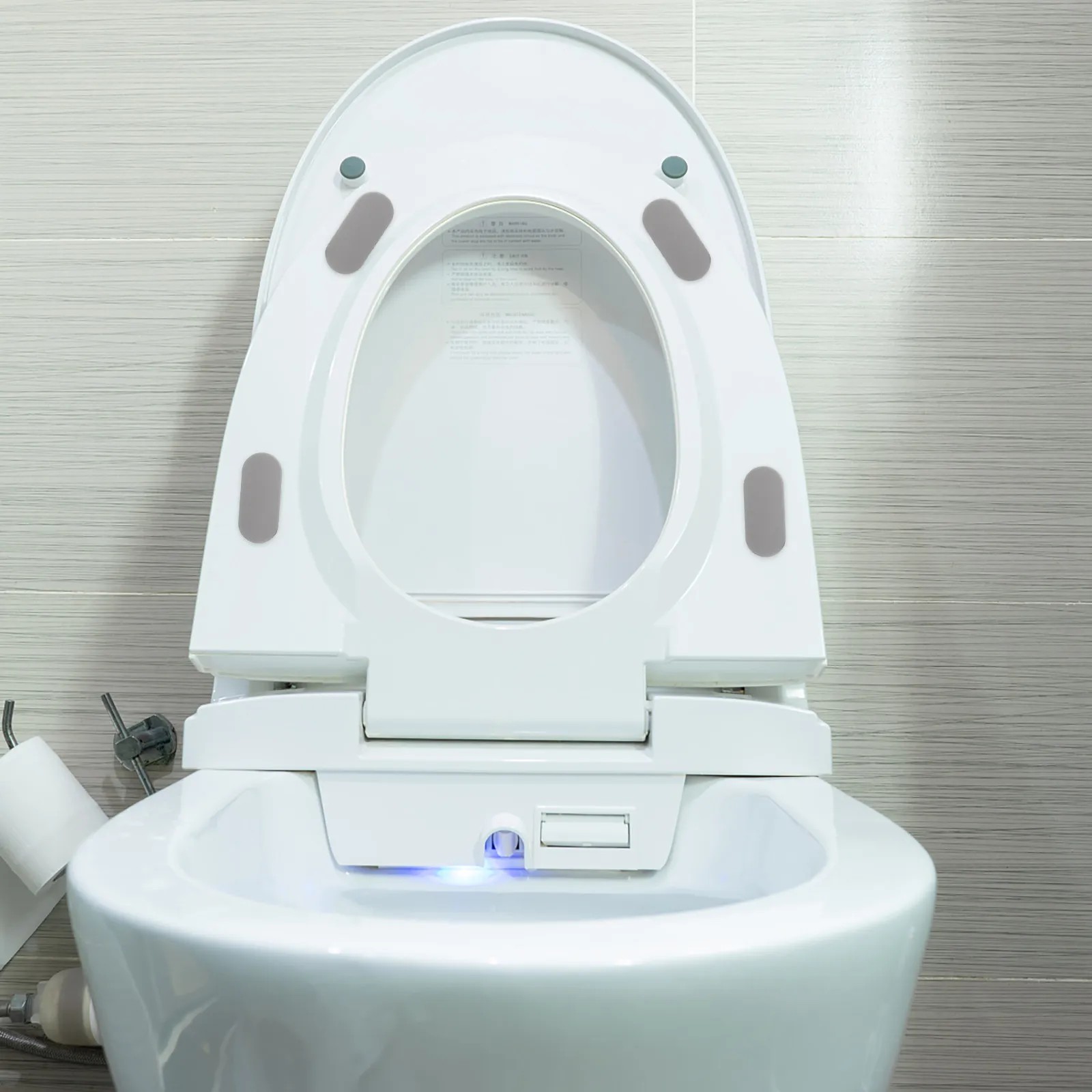 

4Pcs Premium Toilet Seat Bumper Pad Shock Absorbing Cushioning Adhesive Backing for Toilet Lid Cover Bidet Gasket Parts