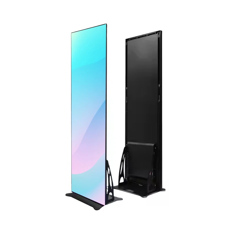 Indoor P1.86 P2 P2.5 LED Poster Display, Full Color HD Digital Advertising Video Screen Hot Sale