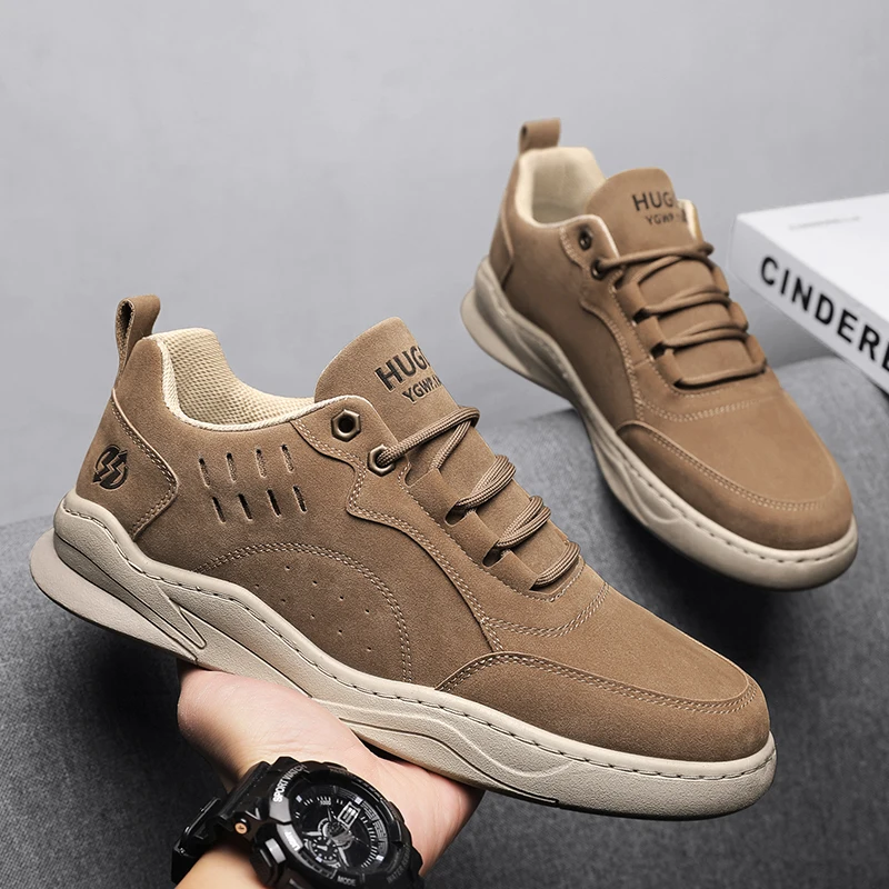 New Summer Men's Casual Shoes Handmade Genuine Leather Loafers Outdoor Flat Men's Shoes Fashion Plus Size Moccasins Men Sneakers
