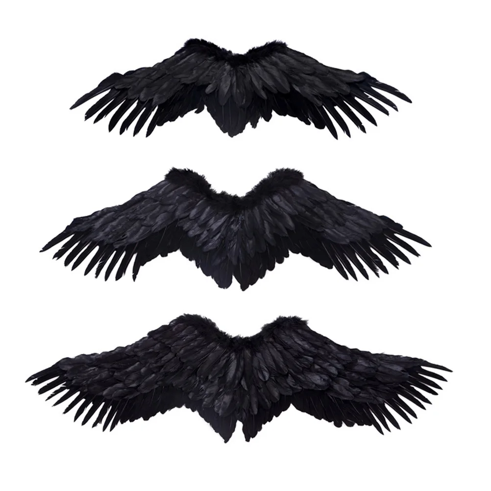

Halloween Costume Wing Black Medium Party Masquerade Cosplay Halloween Accessory