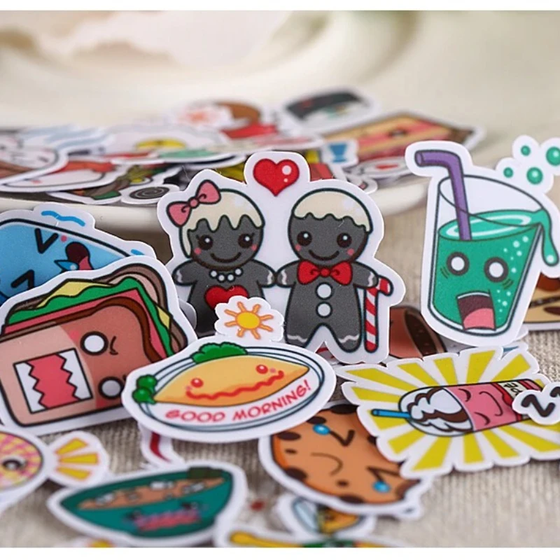 40pcs Creative Kawaii Self-Made Warming Food Sticker/ Beautiful /decorative /DIY Craft Photo Album