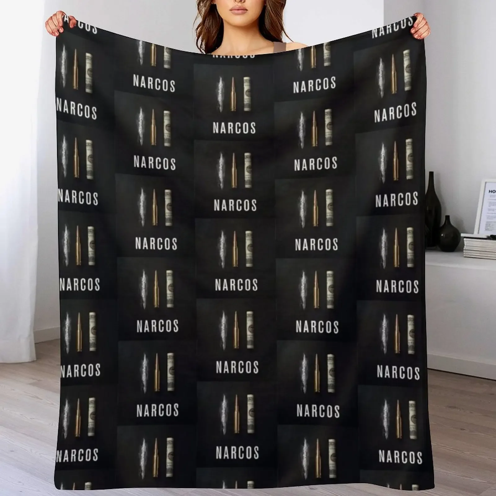 

Narcos Throw Blanket Soft Sherpa Fleece Warm Blanket for Winter