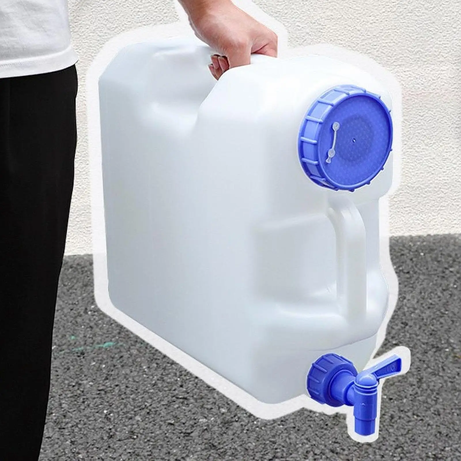 

Water Container with Spigot with Lid and Handle for Camping Drinking Car