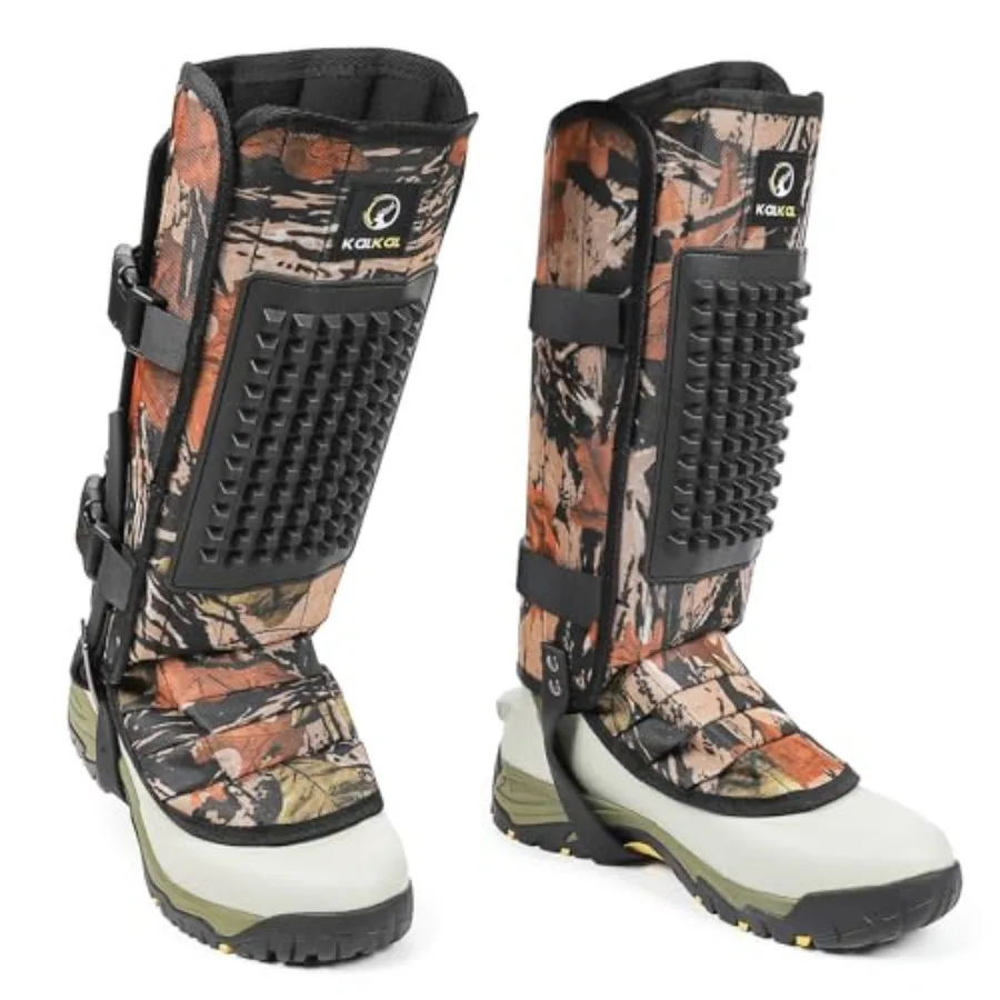 

Snake Gaiters 1200D Waterproof Snake Chaps Snake Gaiters for Men Women Adjustable Snake Bite Protection Snake Guards for Legs M