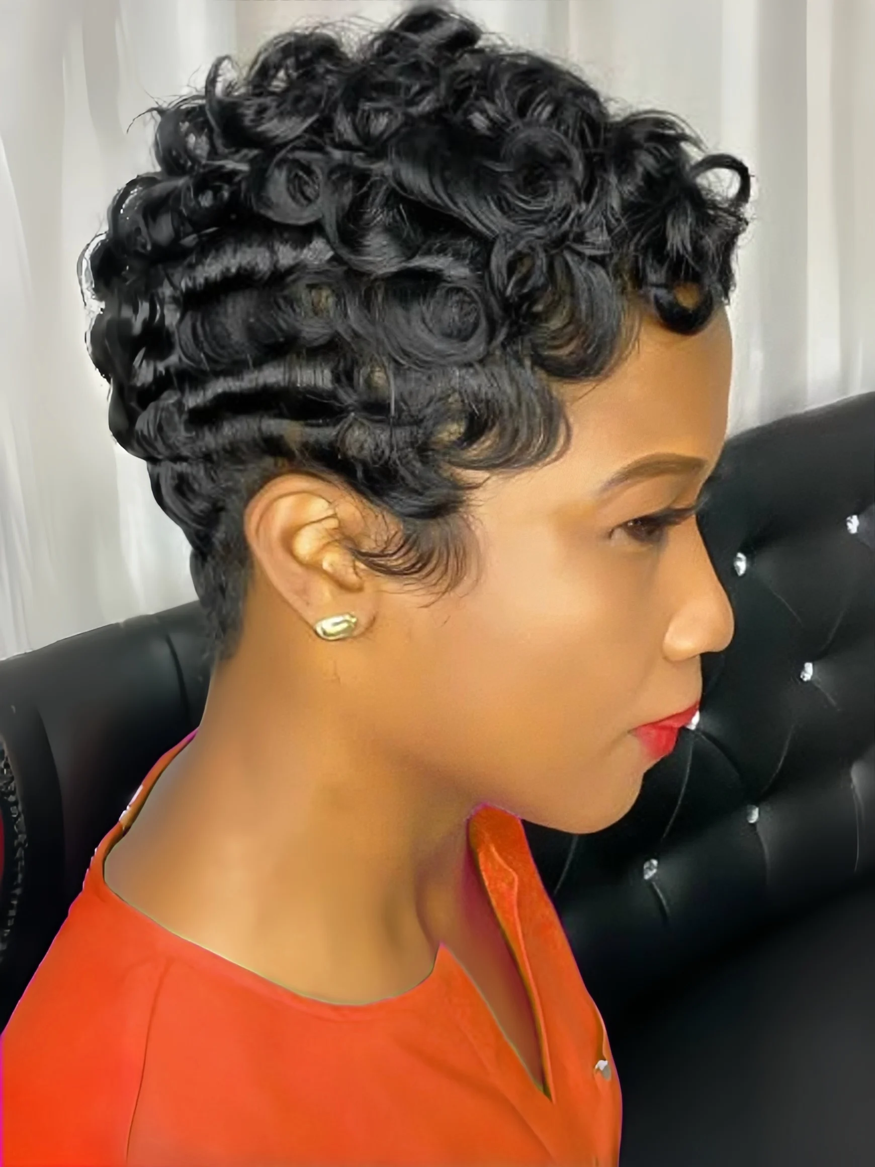 13x4 الدانتيل الباروكات أمامي أنيقة عابث قطع مجعد الدانتيل الجبهة خصلات الشعر المستعار الإنسان للنساء