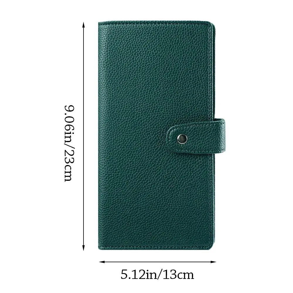 Save Money Envelopes Money Saving Challenge PU Large Capacity Bank Deposit Folder Reusable Waterproof Savings Binder Children