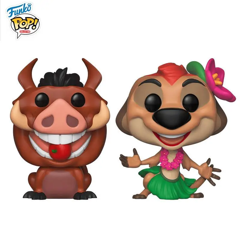 En Stock FUNKO POP Original y auténtico Rey León Simba Husky Dance Peng Pengke figura modelo colección regalos de vacaciones