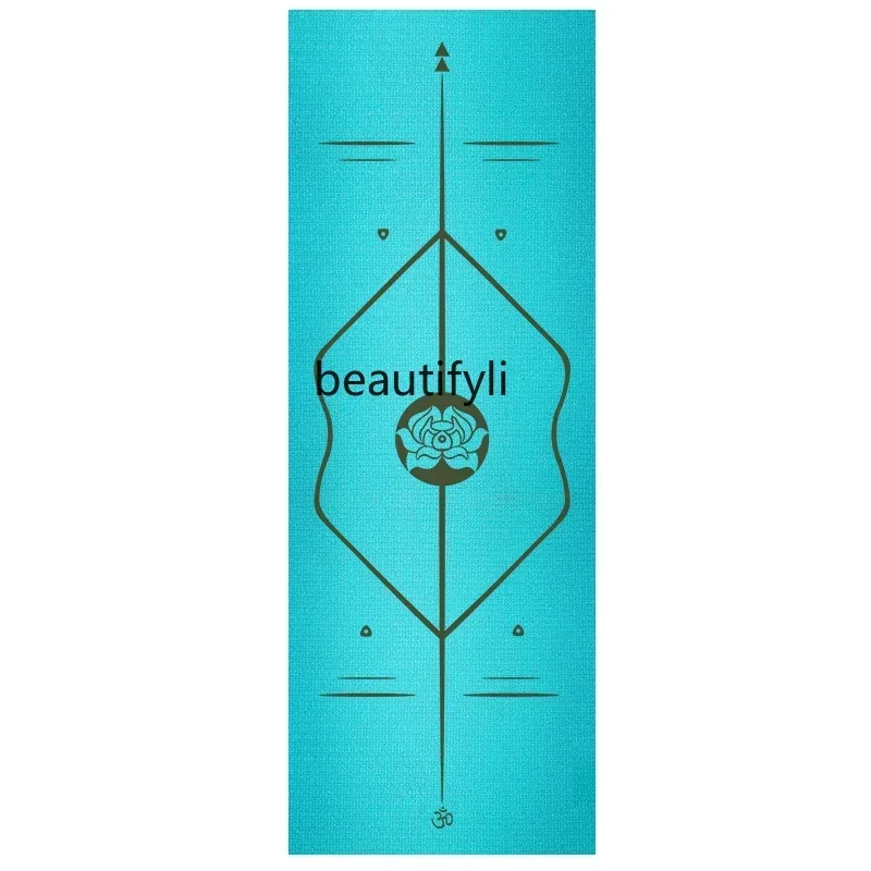 

lt 6Mm yoga mat body position line beginner non-slip dance rope skipping shock absorption sound insulation floor mat