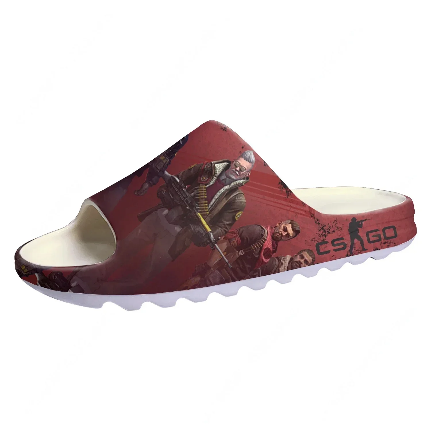 Counter Strike Global Offensive Custom Made Soft Sole Sllipers Home Step On Water Shoes Mens Womens Teenager Step In Slliper