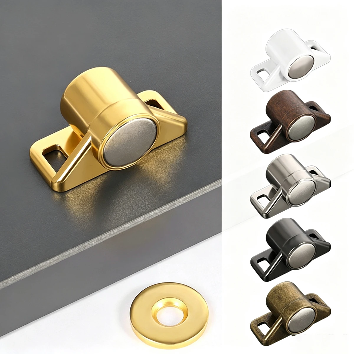 1pcs Magnet Cabinet Door Catch Magnetic Furniture Door Stopper effect strong magnets door super powerful neodymium magnet latch