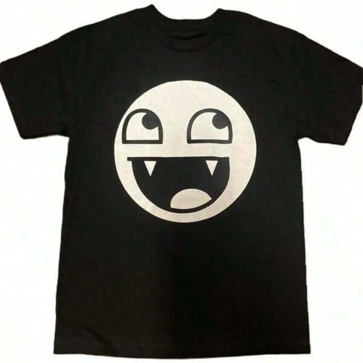 T Shirt Print ,Graphic-Cotton Tees Size Plus,Epic Face Vampire T Shirt Y2K Goth Emo Scene Tap Relaxed Soft,Casual Short Sleeved T-Shirtsummer Outfits For Women,Y2K,Oversized Shirt