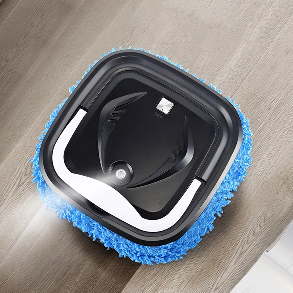 Smart Robot Vacuum Cleaner Rotary Mopping Machine Humidifying Spray Dry Wet Sweeping USB Charging Sweeping Robot-White