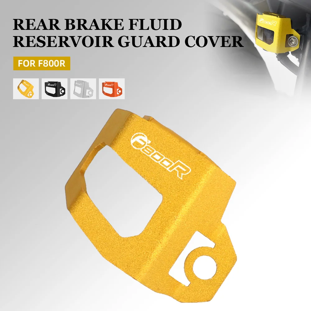 

Rear Brake Fluid Reservoir Guard Cover Protector Aluminum Accessories FOR BMW F800R 2008-2018 2017 2016 2015 2014 2013 F 800 R