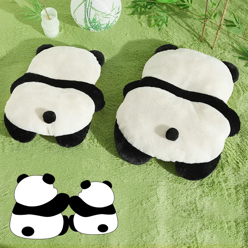 HOOPET Cats Sleeping Pad Thickened Autumn Winter Warm Panda Floor Mat Small Dog Puppy Universal Blanket Pad Pet Supplies