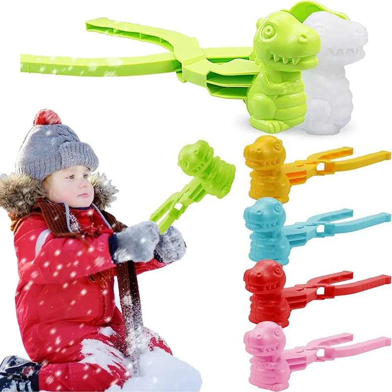 Clips de dinosaurio para exteriores, juguetes educativos para jugar con la nieve, herramientas para la playa