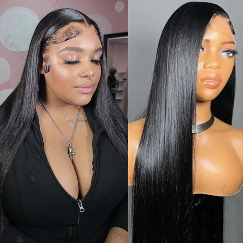 30 40 inch lace front bone straight cheap wigs on sale clearance Brazilian 13x6 hd lace frontal human hair wig for women choice