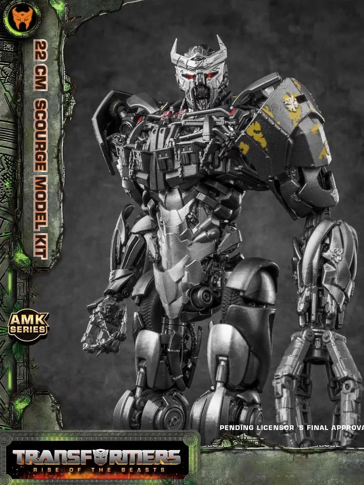 2024 New Transformers Super Warrior Amk Natural Disaster Optimus Prime Cheetor Assembles Bumblebee Robot Children'S Toys Gift