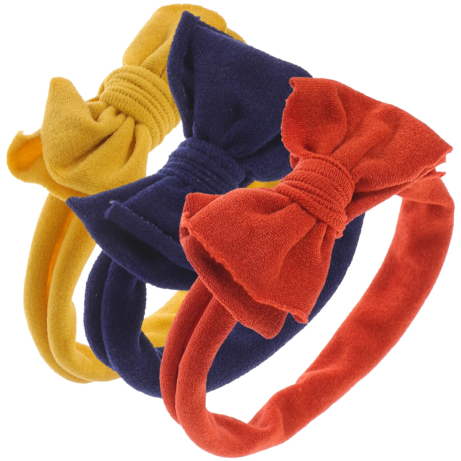 

3Pcs Baby Hairbands Infant Bowknot Headbands Lightweight Elastic Photo Props Girls Accessories Soft Durable Party Wear