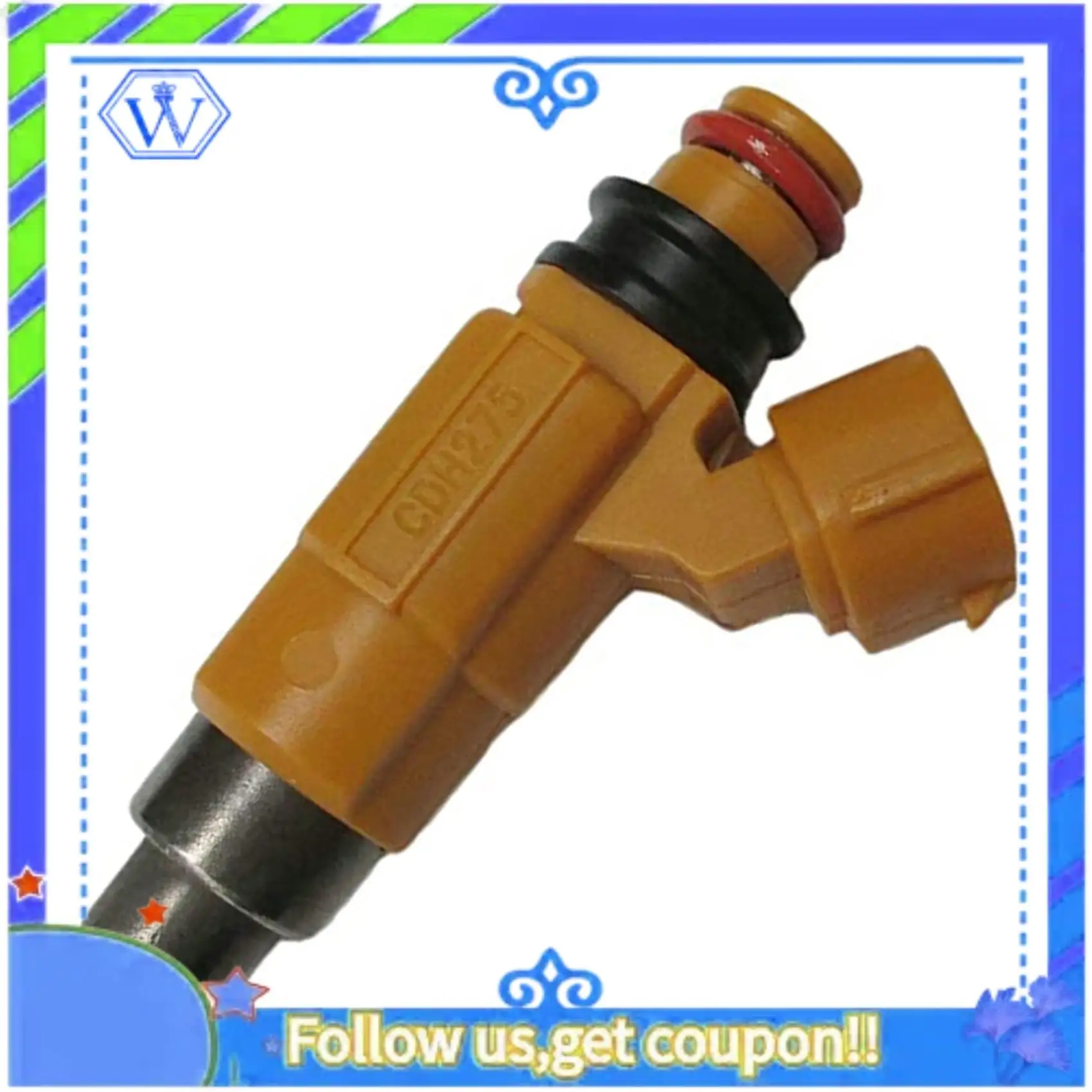 

M46K-New 4Pcs Fuel Injector Set Fits For Yamaha F150 Four Stroke Outboard CDH275 MD319792