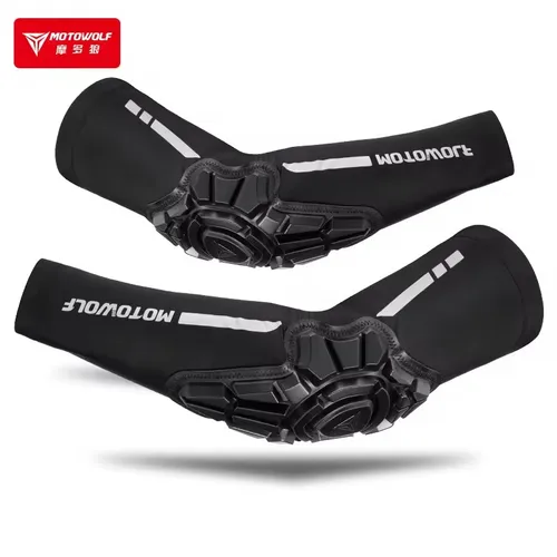 MOTOWOLF-coderas de verano para motocicleta, protección de codo para ciclismo de montaña, Protector de codo para Motocross, equipo de motociclista BMX DH ATV