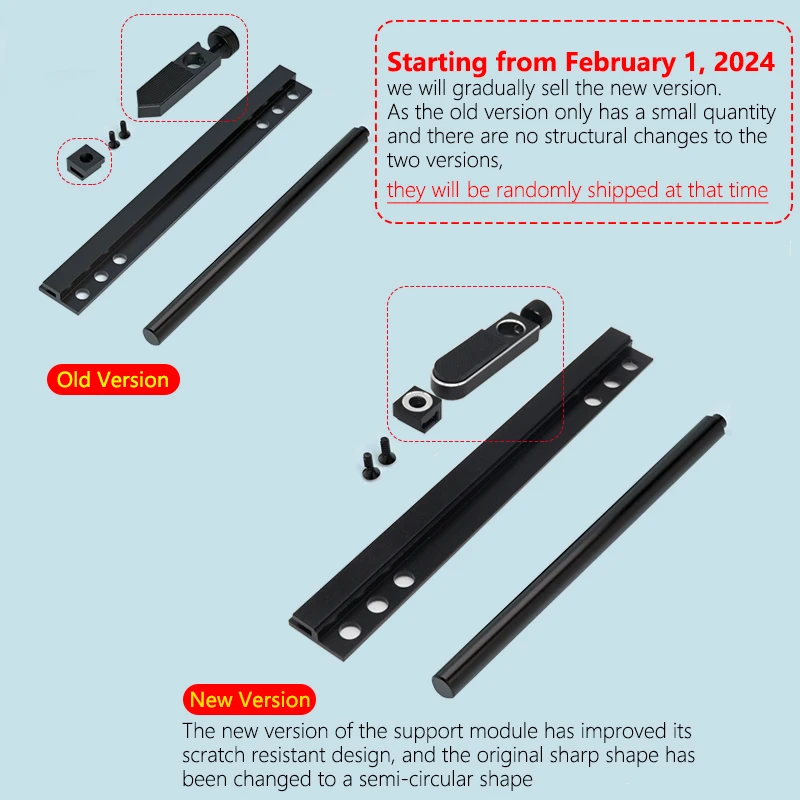 JUMPEAK Aluminum Alloy Computer Video Card Holder Horizontal And Vertical Adjustment GPU Graphics Card Support Stand Bracket