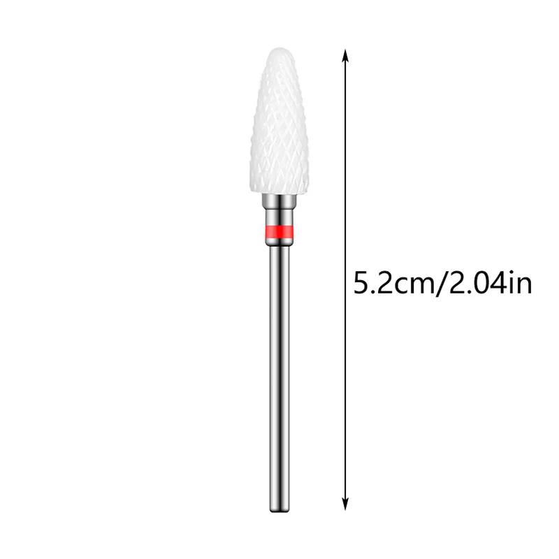 Nail Drill Bits Electric Grinding Headed Ceramics Tungsten Steel Manicure Polishing Clean Tool Nail Specialized Tools Nail Salon