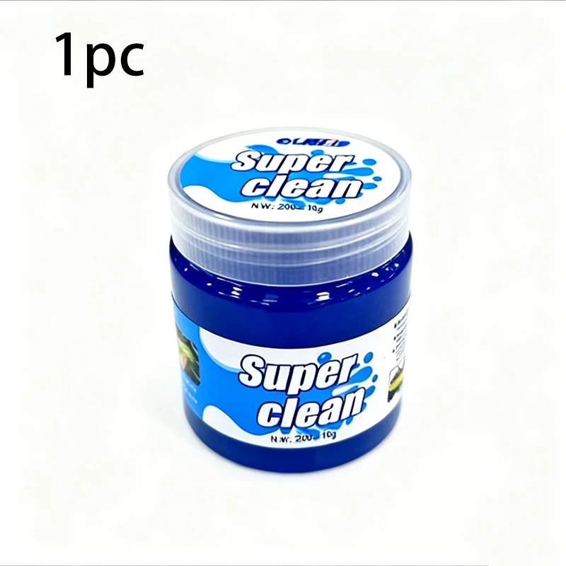 Super sauberer, hocheffizienter Reinigungsschleim (1 Stück), 6 x 6 x 6 cm, zum Entfernen von Staub und Schmutz auf elektronischen Geräten und Autoinnenräumen