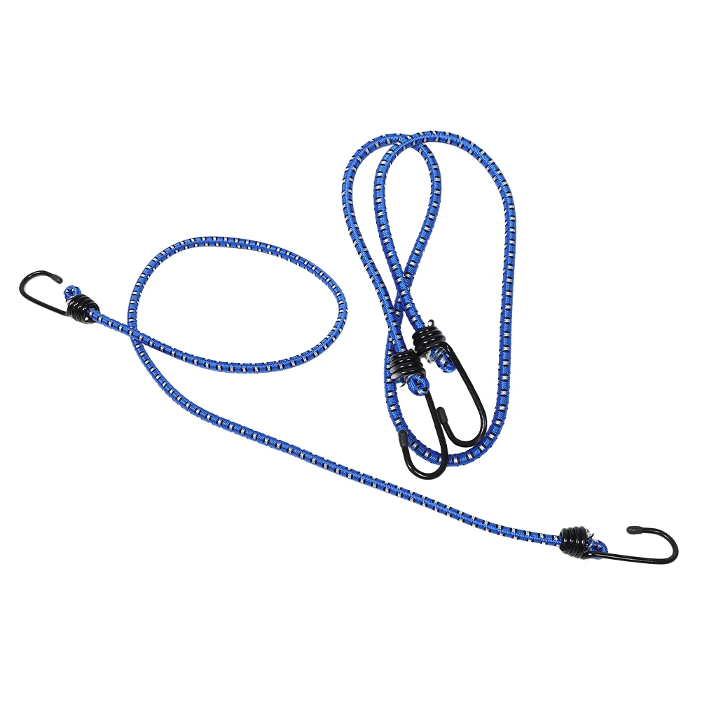 

2 Pcs Bike Luggage Tied Rope Adjustable Flat Bungee Cords Handle Straps for Rack
