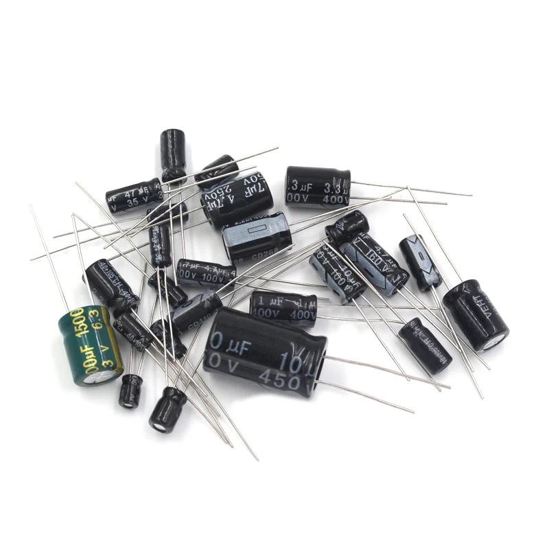 Electrolytic capacitors 16V/25/50V/63/100/250/2.2UF/3.3/6.8/22/47/100/2200