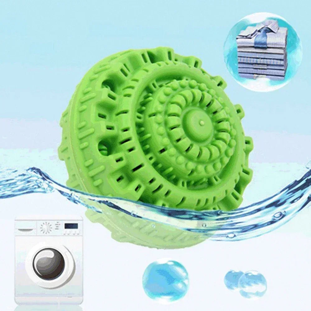 Decontamination Laundry Ball Random Color Reusable Anti Entanglement Detergent Machine Anionic Molecule Household Cleaning Tool