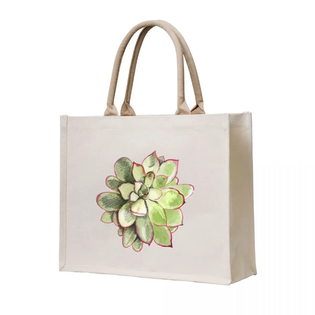 

Echeveria Tote Bag Women bags reusable shopping bag personalized tote bag