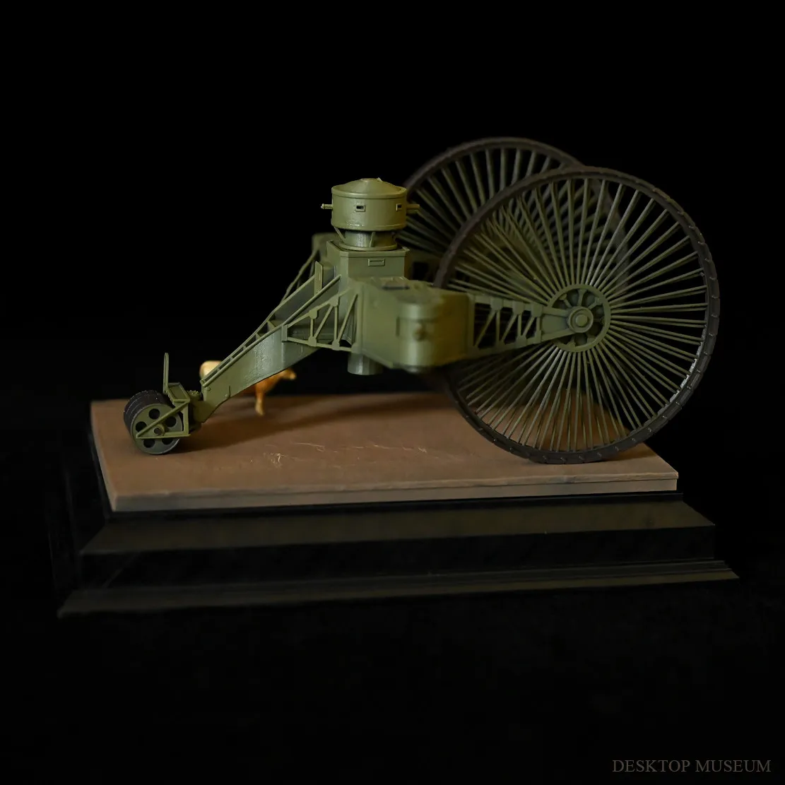 Handcrafted Resin WWI Russian Tsar Tank Model Finished Diorama Base Length 142mm