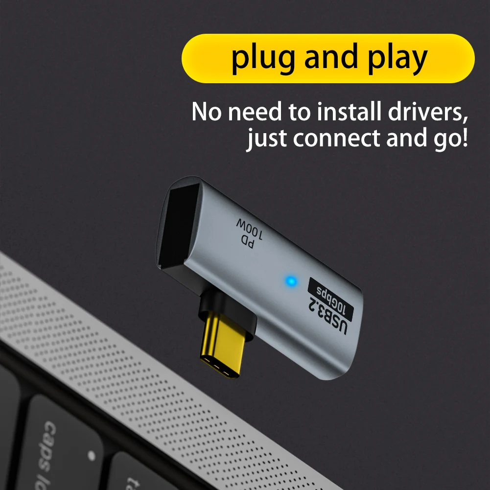 Divisor OTG 2 en 1 tipo C 3,2, transferencia de datos de 10Gbps, adaptador USB OTG tipo C, convertidor OTG para teléfono, tableta, Macbook, Xiaomi y Samsung