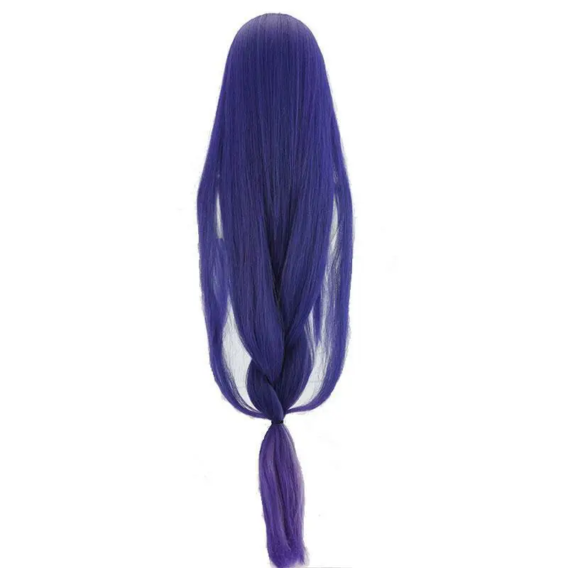 Genshin Impact Baal Magatsu Mitake Narukami no Mikoto Purple Long Cosplay Wigs